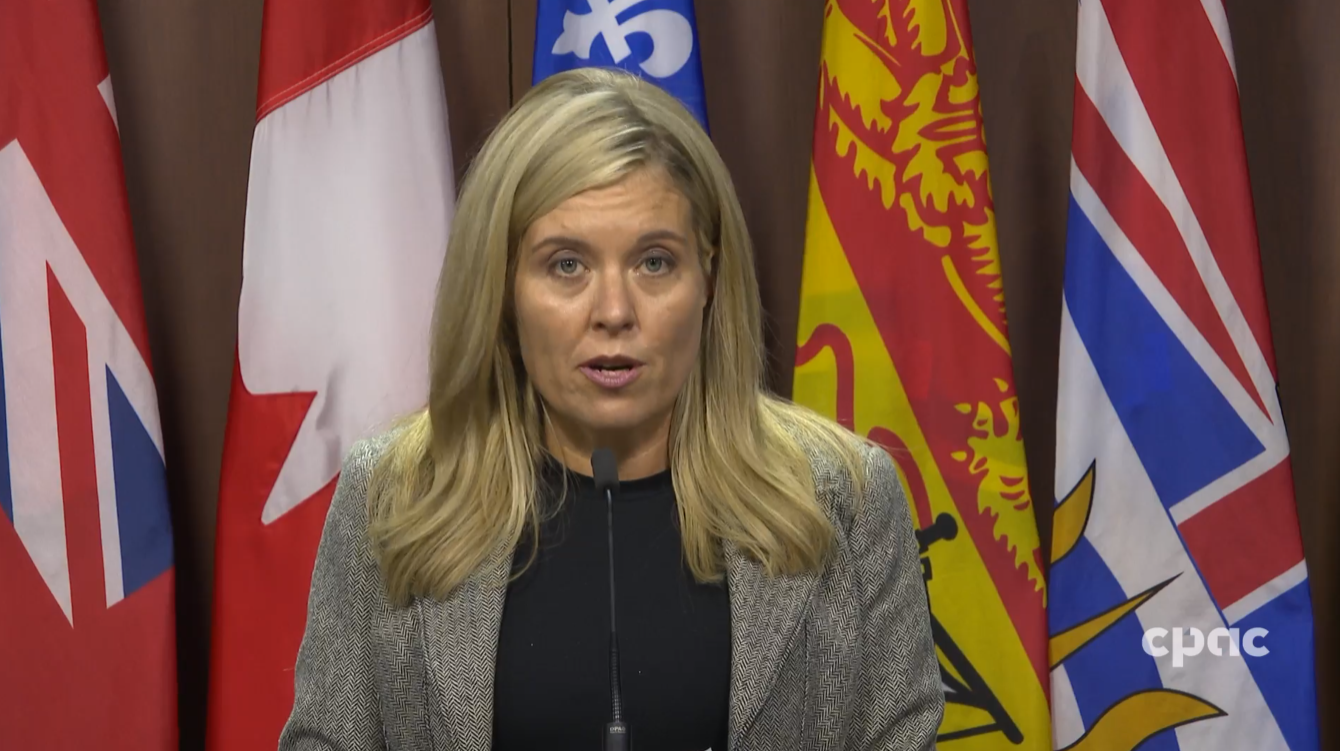 Conservative Immigration Critic Addresses Parliament Hill Reporters