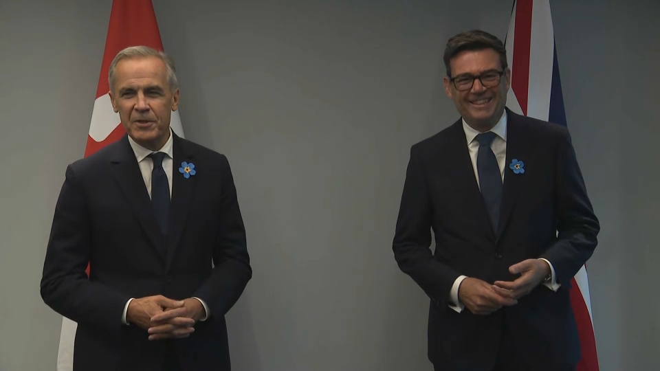 Headline Politics : PM Mark Carney Meets with U.K. PM Andy Burnham
