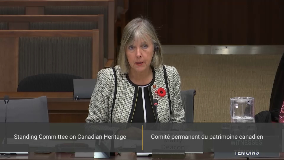 In Committee from the House of Commons : Canadian Heritage – October 29, 2026