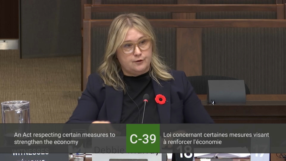 In Committee from the House of Commons : Bill C-39 – October 27, 2026