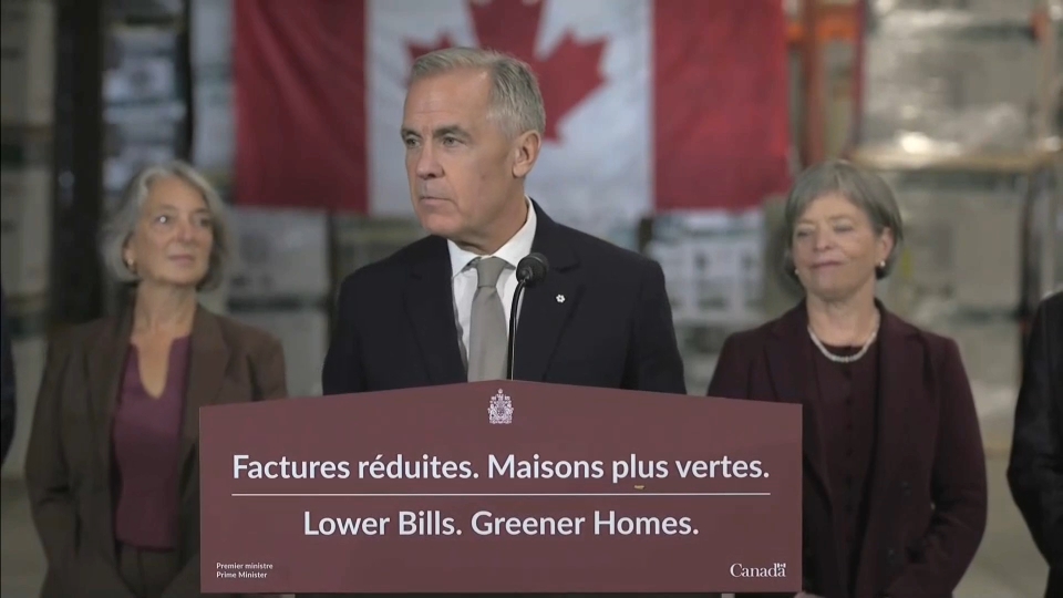 À la une : Le PM Mark Carney fait une annonce à Sherbrooke, au Québec