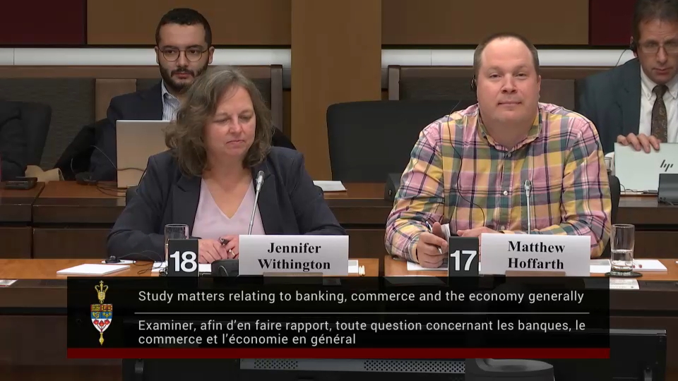 In Committee from the Senate of Canada : Banking, Commerce and the Economy – October 28, 2026