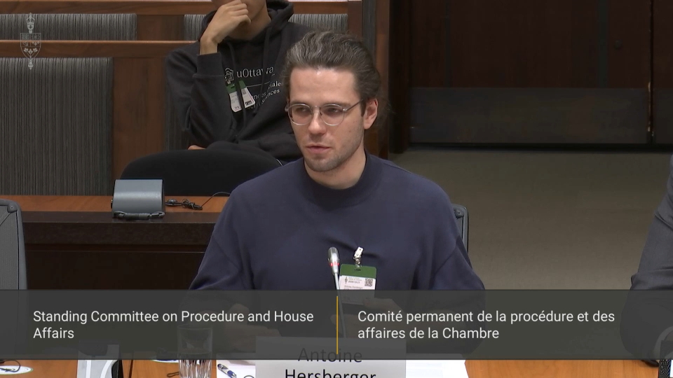 In Committee from the House of Commons : Procedure and House Affairs – October 27, 2026