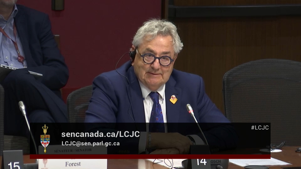 In Committee from the Senate of Canada : Legal and Constitutional Affairs – October 21, 2026