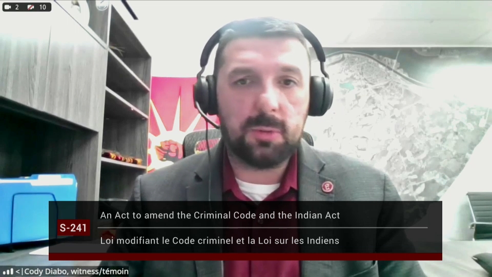 In Committee from the Senate of Canada : Legal and Constitutional Affairs – October 29, 2026