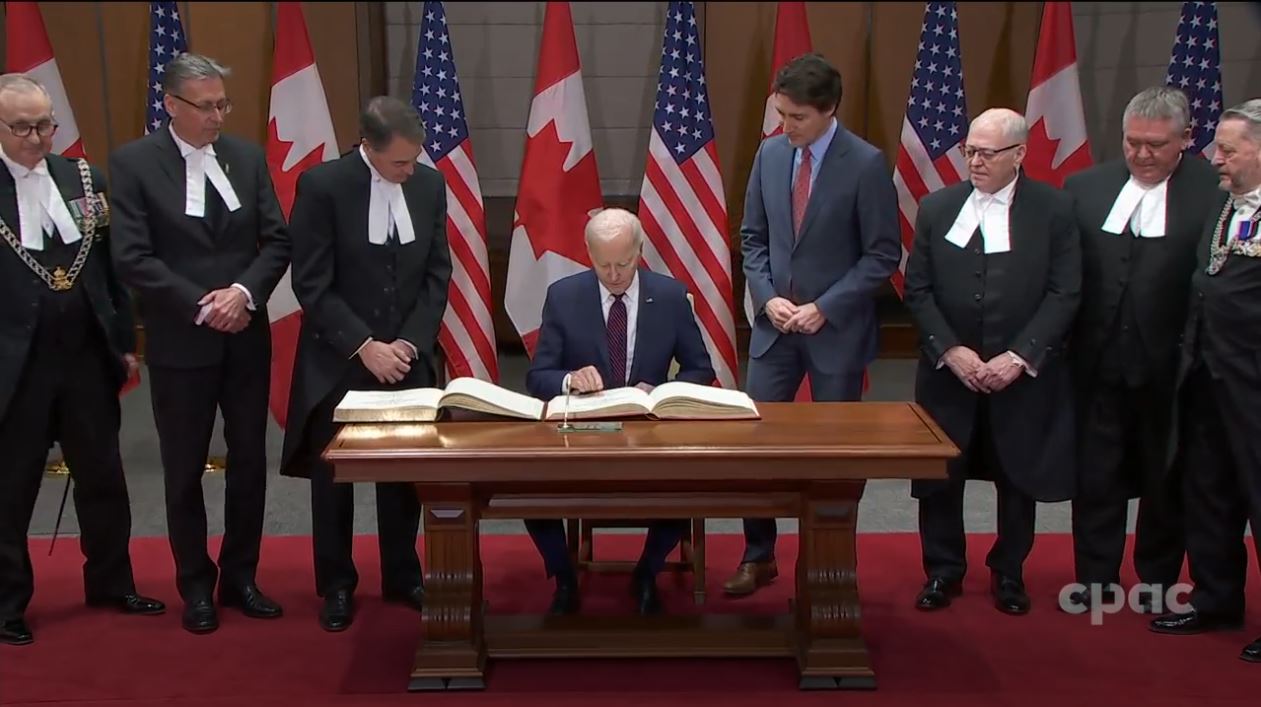 U.S. President Joe Biden in Canada