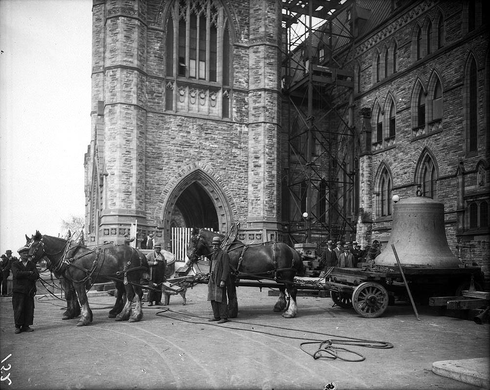 Construction of the Peace Tower and Carillon