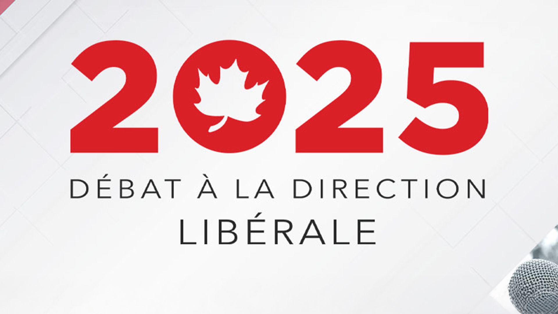 2025 Débat à la direction libérale