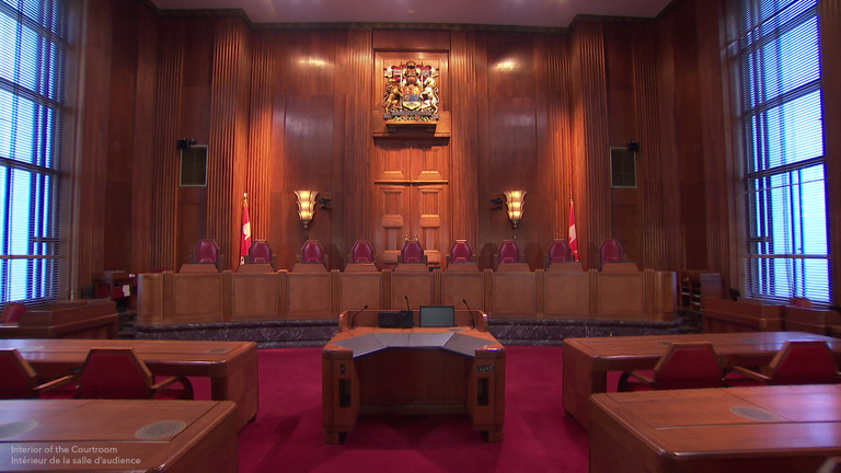 Interior of the Court room