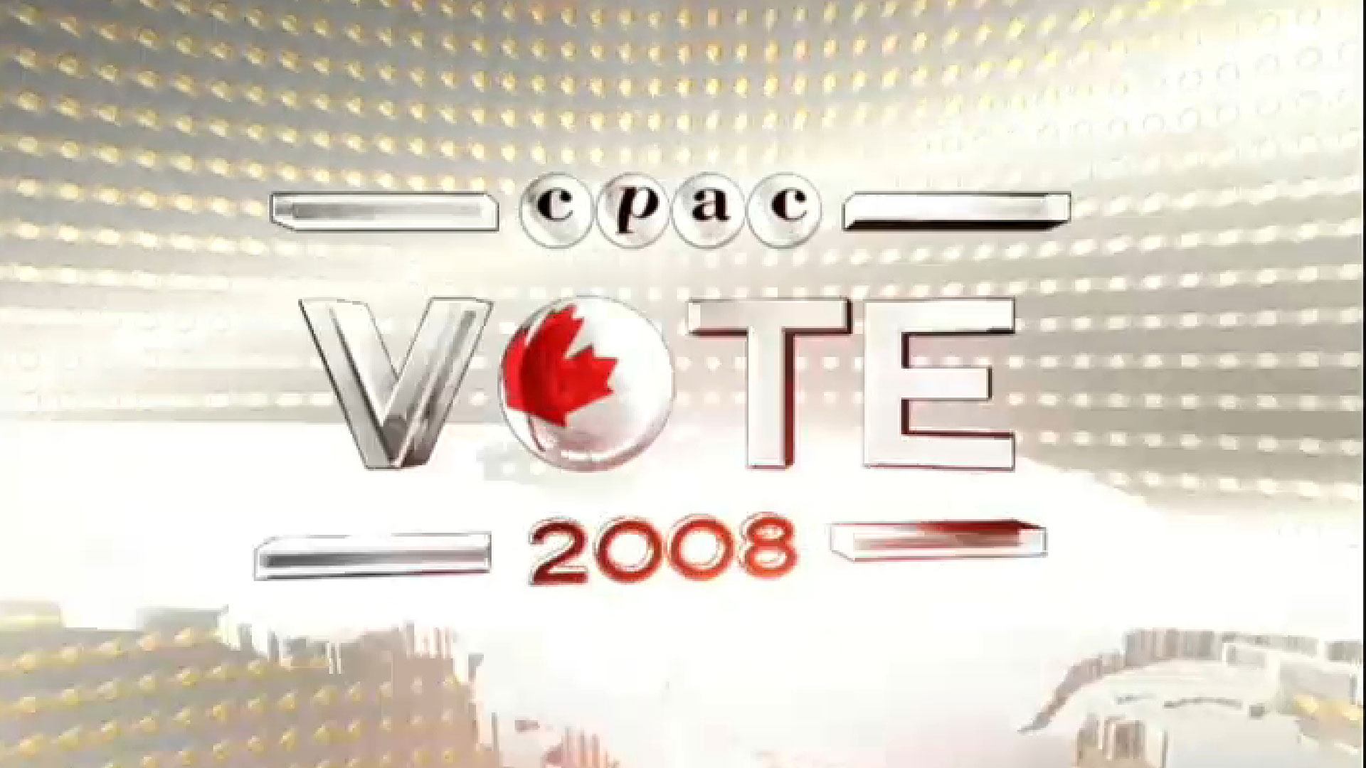 Vote 2008 : Couverture compl&egrave;te