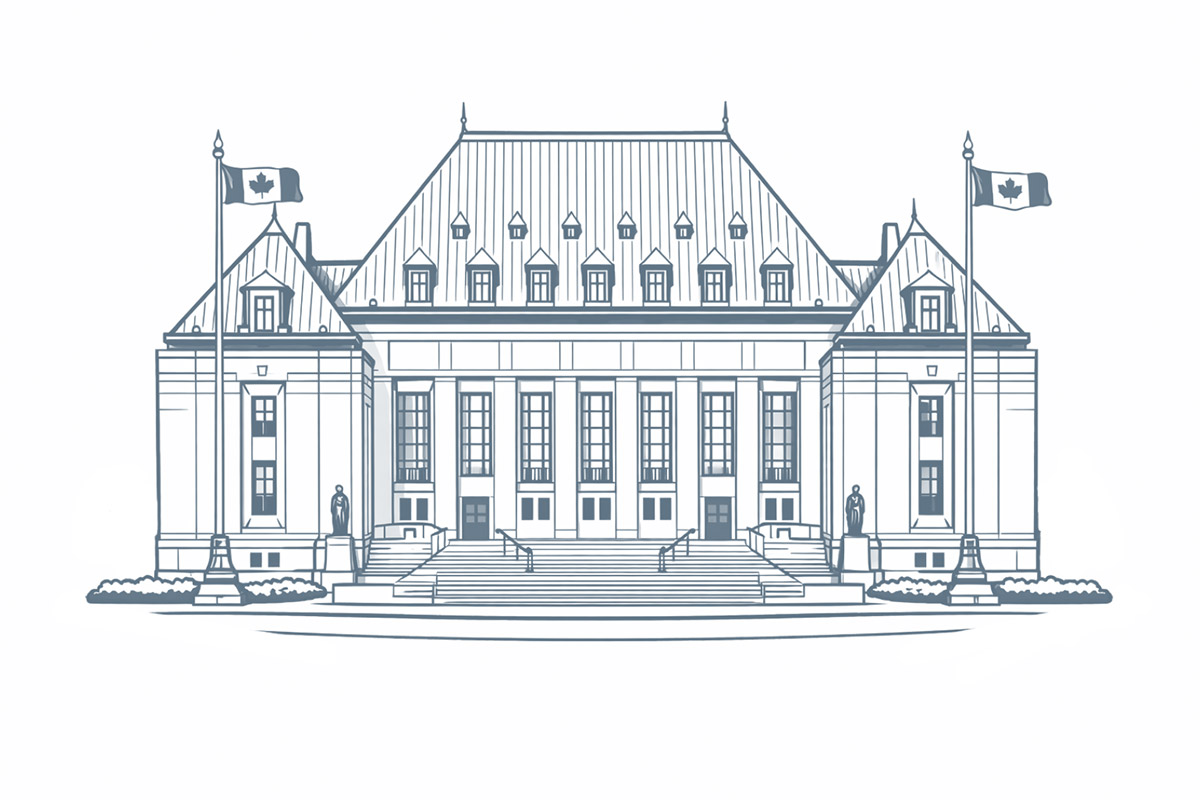 Drawing of the Supreme Court of Canada
